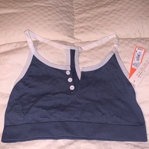 Colise sports bra, NWT, Grey and white XL